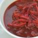 Borscht without meat: step by step recipe with photo
