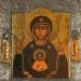 Canon به مقدس ترین Theotokos، نشانه هایی از نماد او در نوگورود