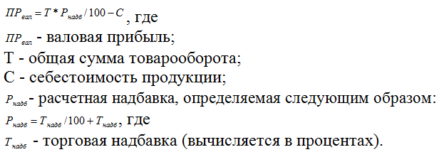 Определить прибыть. Формула нахождения валовой прибыли. Формула валовой прибыли предприятия. Как посчитать валовую прибыль формула. Формула расчета прибыли валовой прибыли.