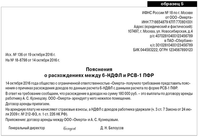 Пояснение в налоговую о несвоевременной сдачи отчетности образец